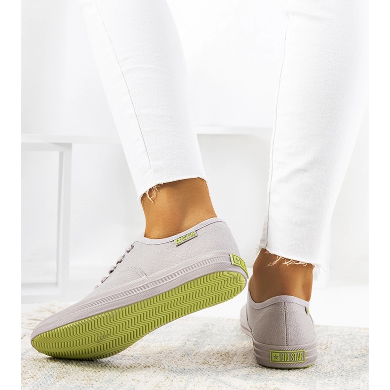 Baskets femme Big Star grises JJ274264 1