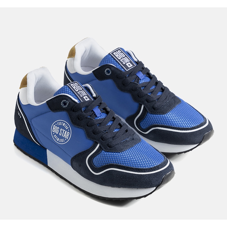 Baskets homme bleu marine Big Star JJ174143 1