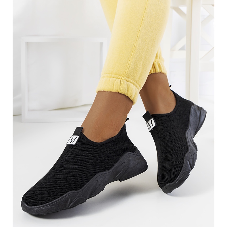 BM Baskets Aaron noires le noir 1