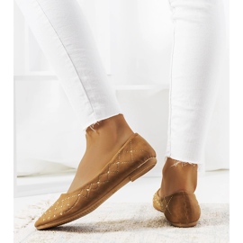 Ballerines camel femme Kaila brun 1