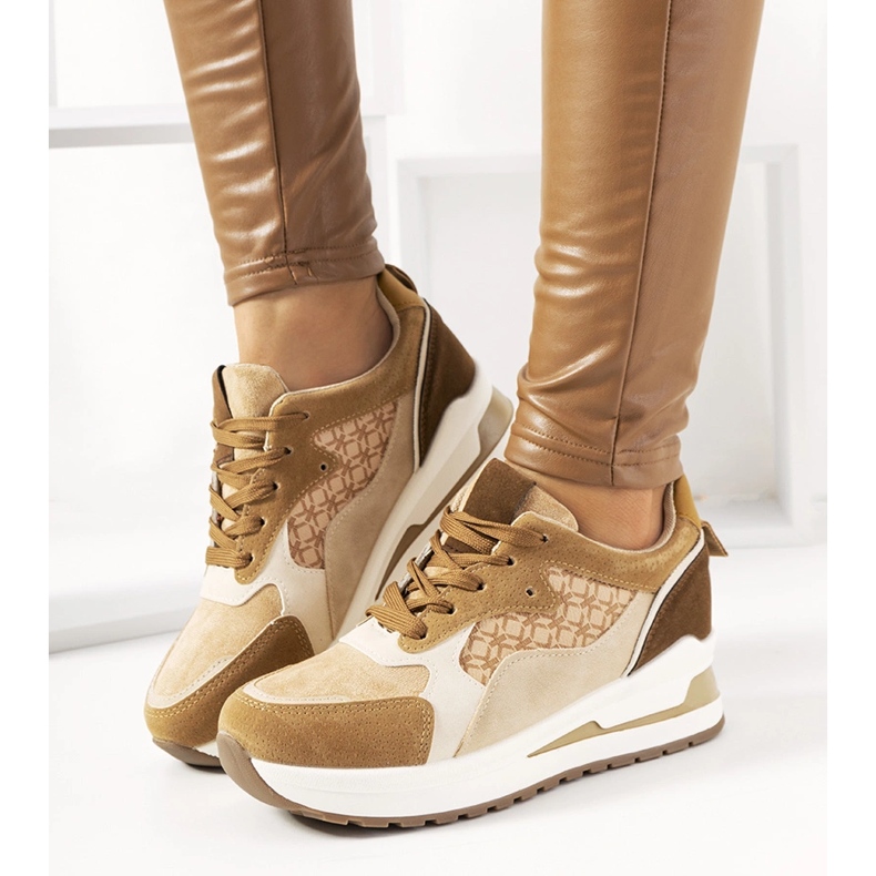 Baskets marron pour femme Eryn chaussures de sport brun 1