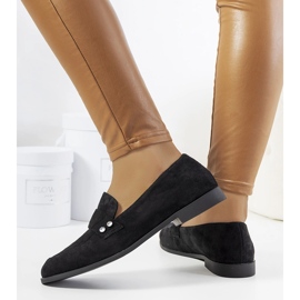 Mocassins Fioretta noirs 1