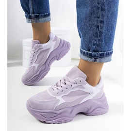 Baskets violettes Genovesia 1