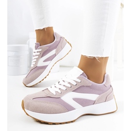 Baskets Torino violettes 1