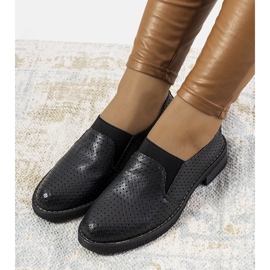 Chaussures ajourées noires de Nilde le noir 1