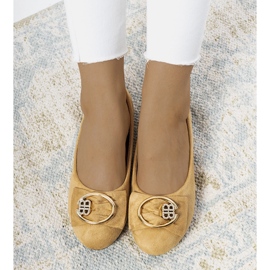 Ballerines beiges à boucle Ribero 1