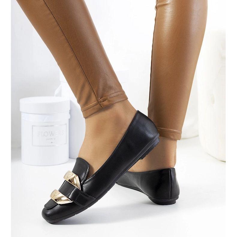 Mocassins femme Renwick noirs 1