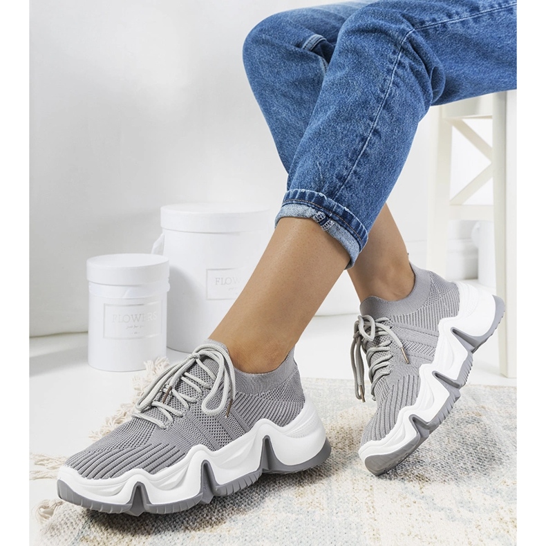 Baskets de sport grises Thornber 1 Baskets de sport grises Thornber 1