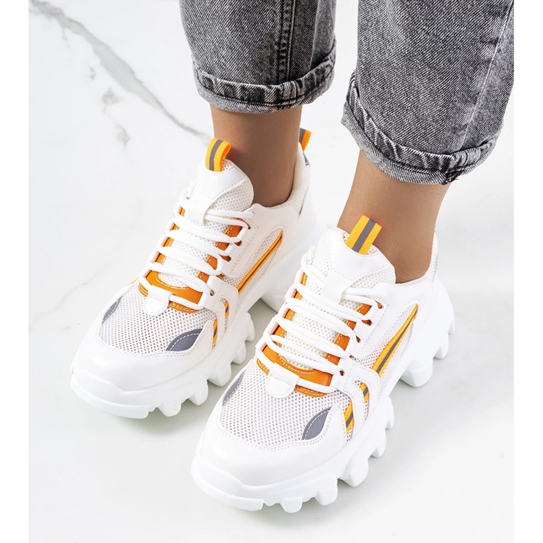 Baskets blanches femme Bernier 1