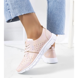 Baskets holographiques roses Enid 1 Baskets holographiques roses Enid 1