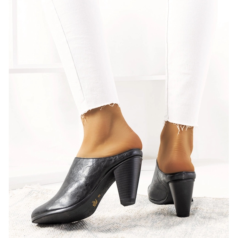 Chaussons noirs sur le poteau de Plotkin 2