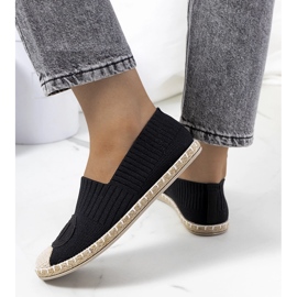 Espadrilles noires pour femmes de Dean le noir 1