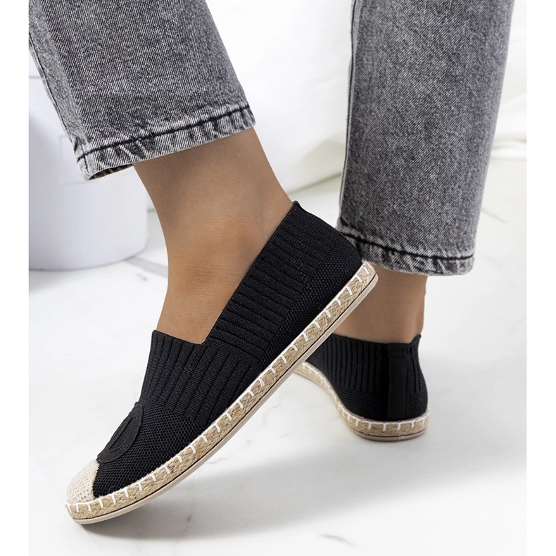 Espadrilles noires pour femmes de Dean 1