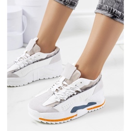 Baskets blanches femme Savanne 1