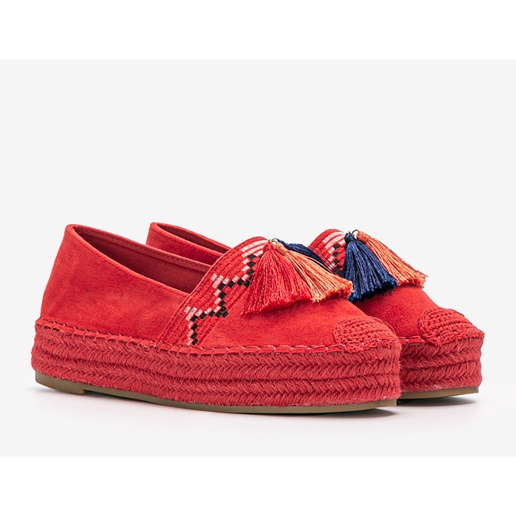 espadrilles rouges