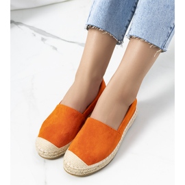 Espadrilles femme Mathea orange 1