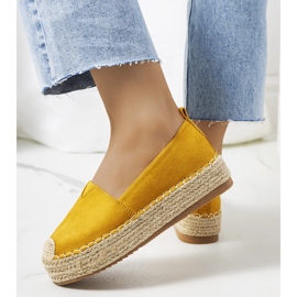 Espadrilles femme Rhianne moutarde jaune 2
