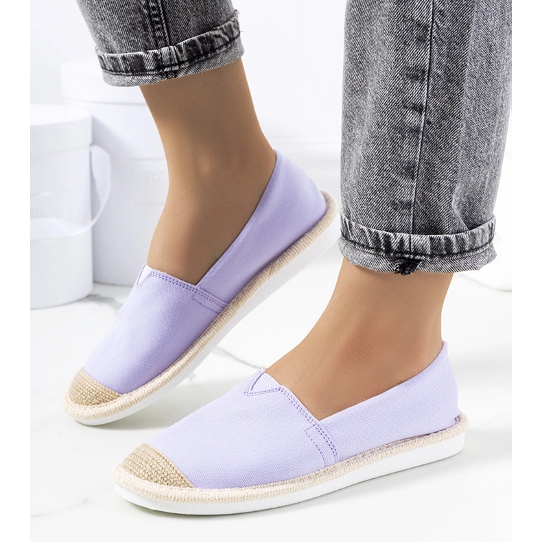 Espadrilles femme violettes Tanner 1
