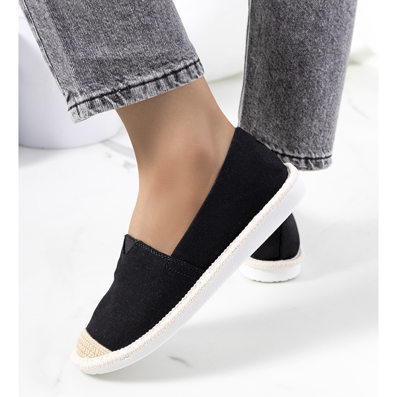 Espadrilles noires pour femmes de Tanner 1