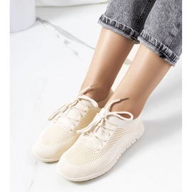 Baskets de sport beiges Bertens 1 Baskets de sport beiges Bertens 1