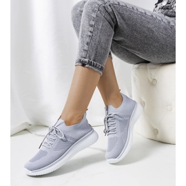 Michael's baskets de sport grises 1