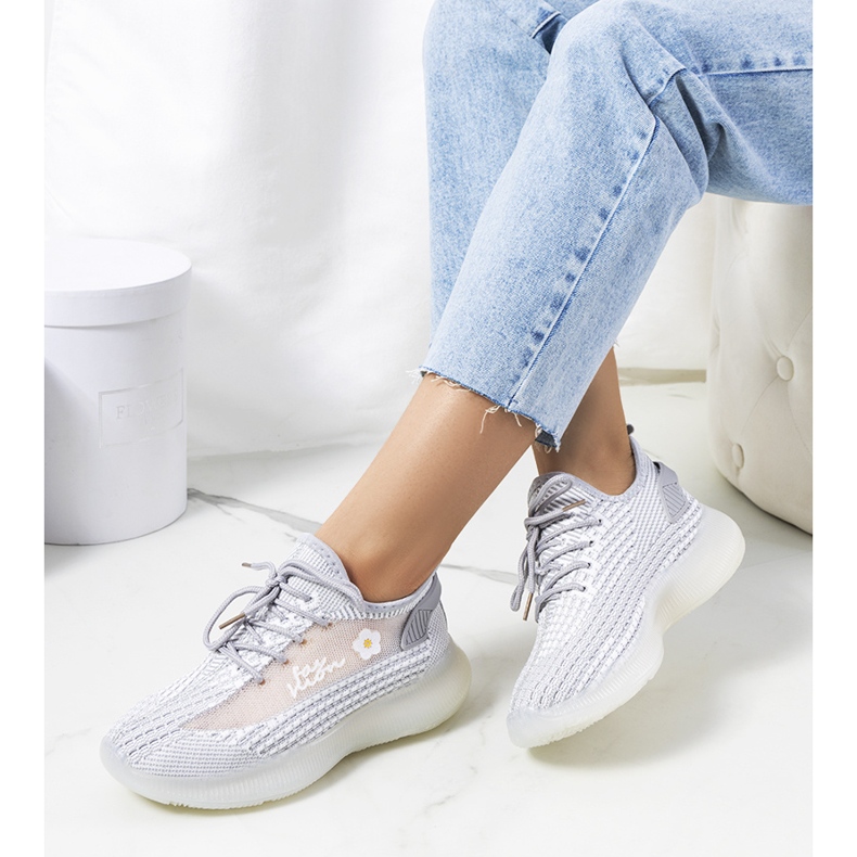 Baskets sport femme grises Molema 1