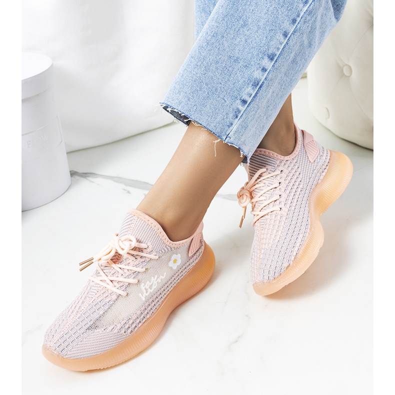 Baskets sport femme Molema roses gris 1