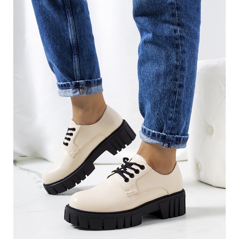 Chaussures femme Mahsa beiges 1