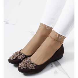 Ballerines marron femme Rolla brun 1