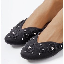 Ballerines noires coupe Halah le noir 1