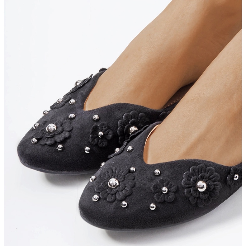 Ballerines noires coupe Halah 1