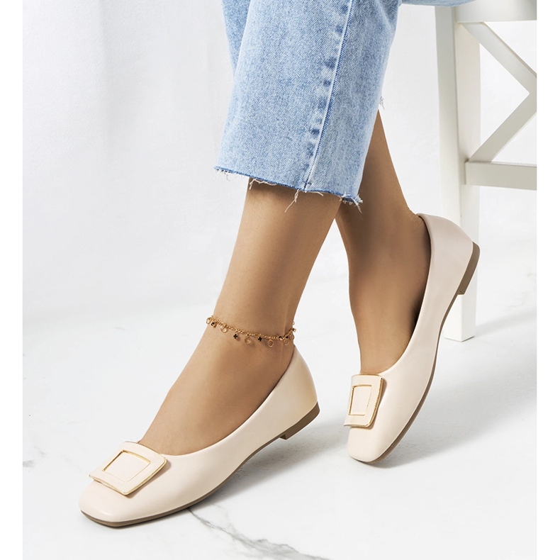 Ballerines Purvis beiges 1