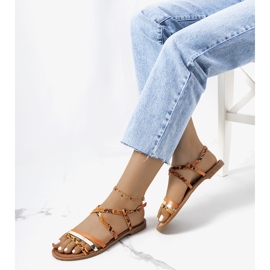 Sandales femme Reeta oranges 1