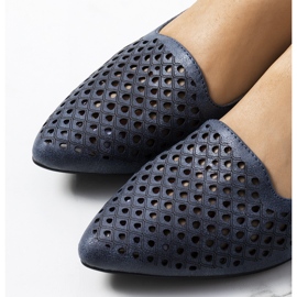 Mocassins ajourés bleu marine Jarrett 1