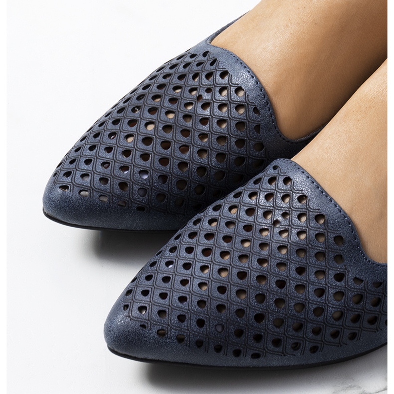 Mocassins ajourés bleu marine Jarrett 1