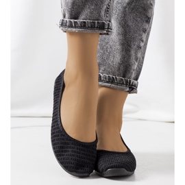 Ballerines ajourées Holmen noires le noir 1