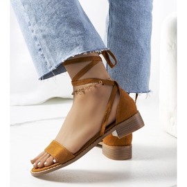 Sandales à lacets marron Moody brun 1