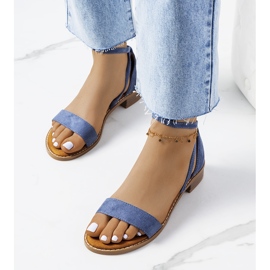 Sandales à lacets bleu Moody 2