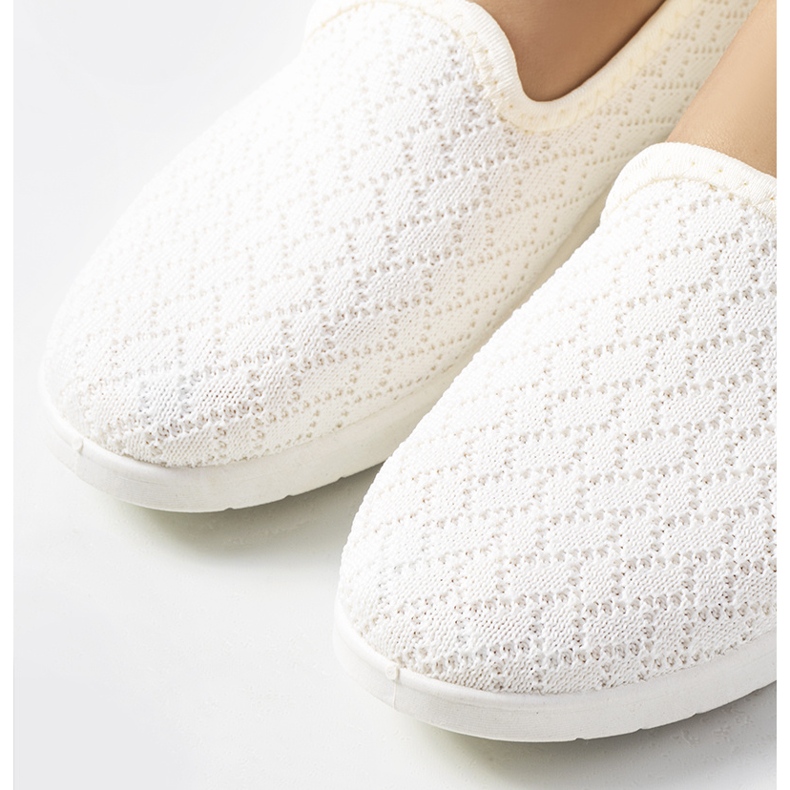 Baskets femme Forssell beiges écru 1