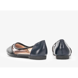 Ballerines Juva noires semi-transparentes le noir 3