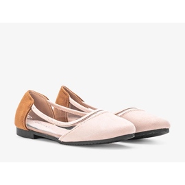 Ballerines Kortes en daim beige pour enfant 1