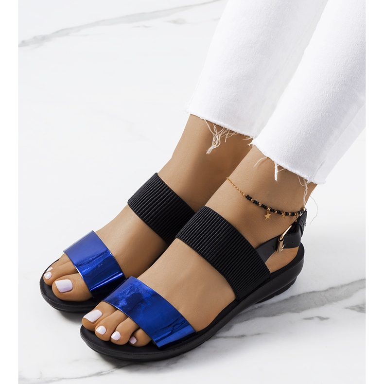 Sandales femme Tarja bleu marine 1