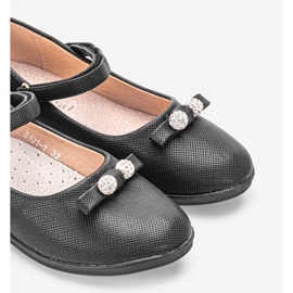 Ballerines noires à semelles compensées de Correia le noir 2