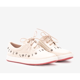BM Baskets enfant Fosses beiges 1