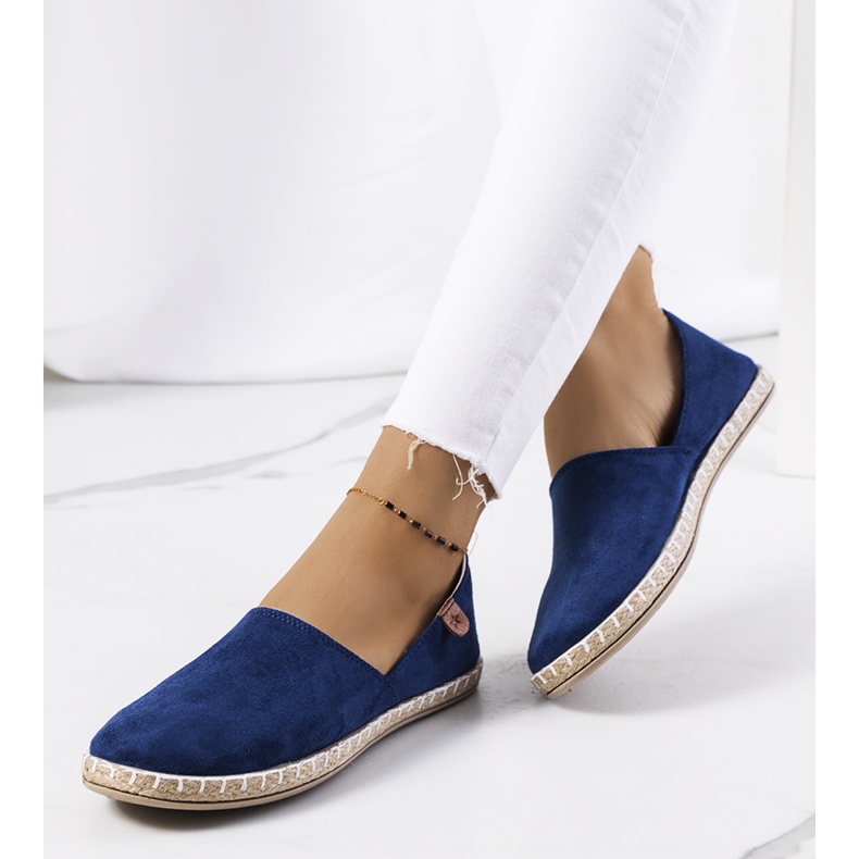Espadrilles femme Jacquet bleu marine 1