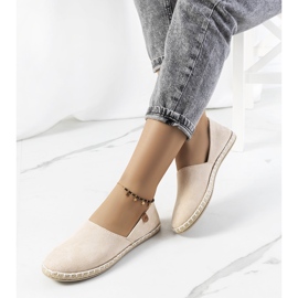 Espadrilles femme Jacquet beiges 1