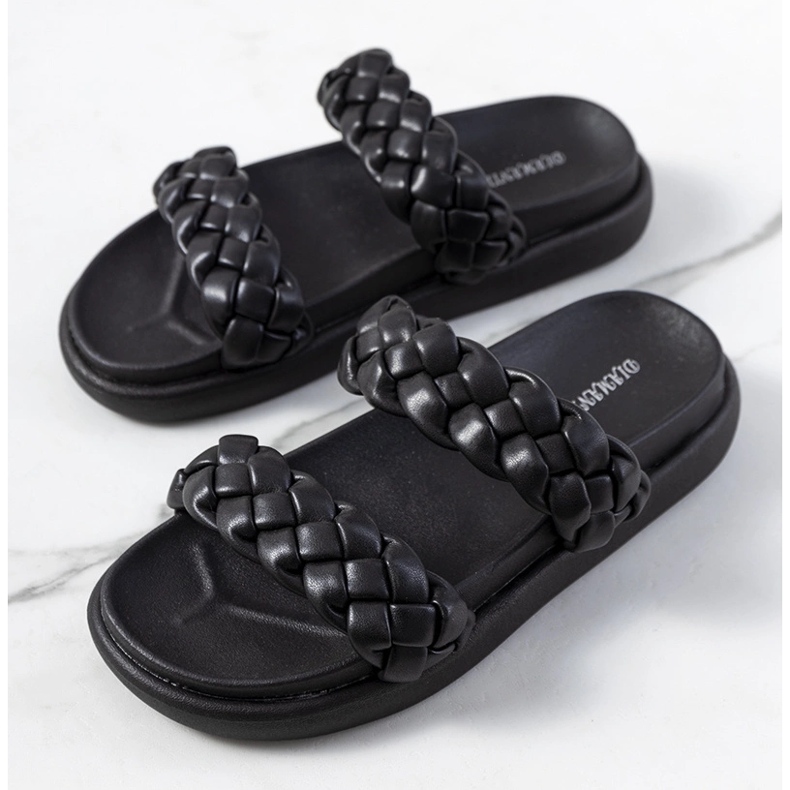 Chaussons Angas noirs le noir 1