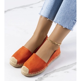 Espadrilles femme orange Balma 1 Espadrilles femme orange Balma 1