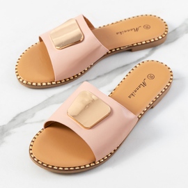 Chaussons femme Synan rose 1 Chaussons femme Synan rose 1