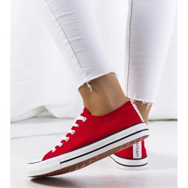 Baskets classiques pour femmes Kolind rouges 2